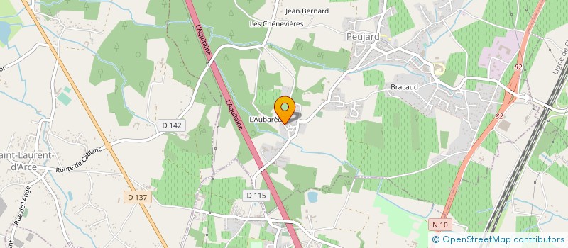 localisation de l'entreprise MONSIEUR ERIC HIRIBERRY  ARVEYRES