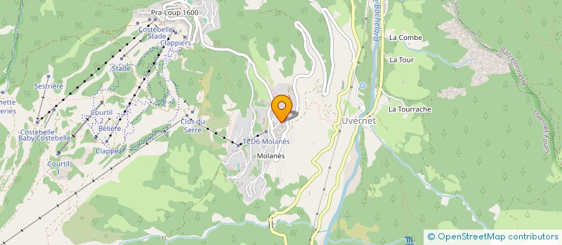 localisation de l'entreprise MONSIEUR ERIC HISPARD  UVERNET-FOURS