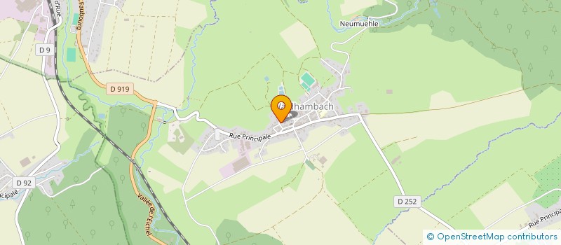 localisation de l'entreprise MONSIEUR ERIC HOFSTETTER  WALDHAMBACH