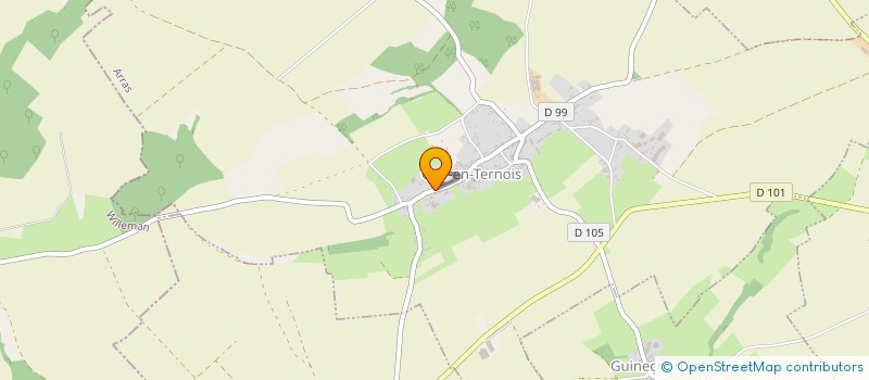 localisation de l'entreprise MONSIEUR ERIC HOGUET  UF-EN-TERNOIS