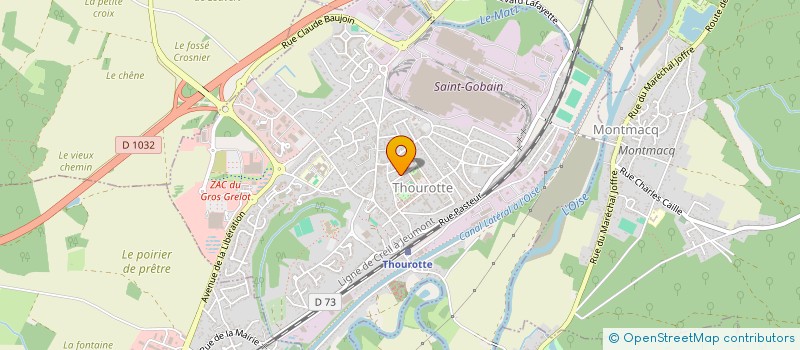 localisation de l'entreprise MONSIEUR ERIC HOLDERBAUM  THOUROTTE