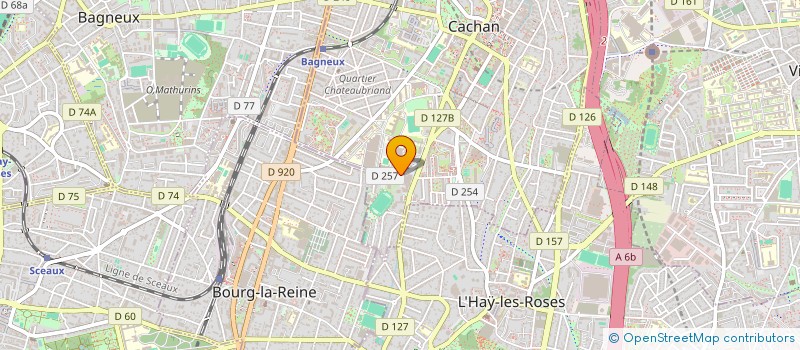 localisation de l'entreprise MONSIEUR ERIC HOMAWOO  CACHAN