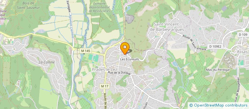 localisation de l'entreprise MONSIEUR ERIC HONNET  PRADES-LE-LEZ