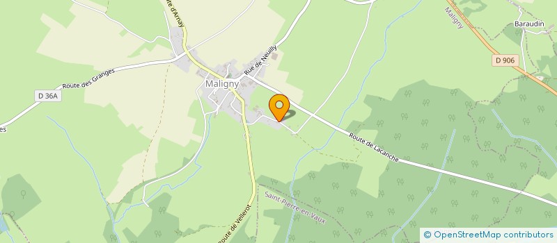 localisation de l'entreprise MONSIEUR ERIC HOUZE  MALIGNY