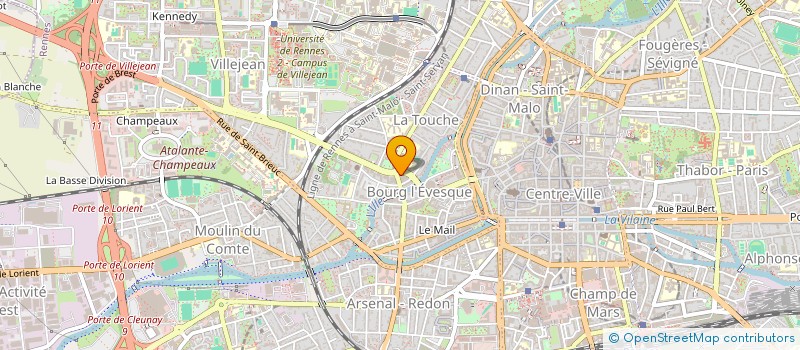 localisation de l'entreprise MONSIEUR ERIC HUARD à RENNES