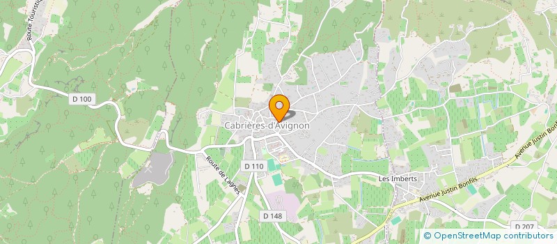 localisation de l'entreprise MONSIEUR ERIC HUBER  CABRIERES-D'AVIGNON