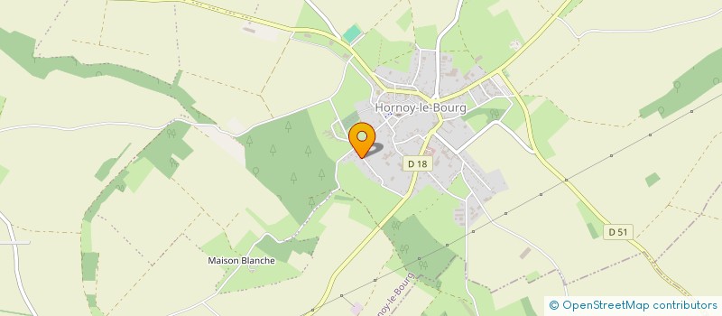 localisation de l'entreprise MONSIEUR ERIC HUE  HORNOY-LE-BOURG