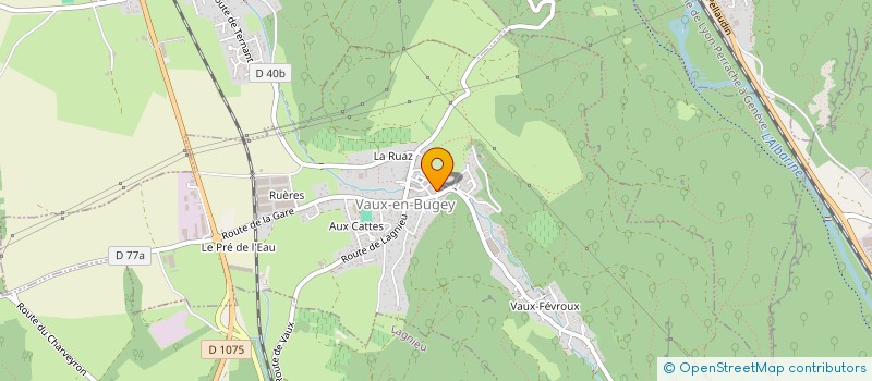 localisation de l'entreprise MONSIEUR ERIC HUMBERT  VAUX-EN-BUGEY