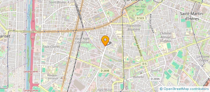 localisation de l'entreprise MONSIEUR ERIC HURTADO à GRENOBLE