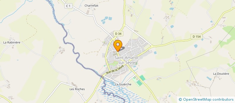 localisation de l'entreprise MONSIEUR ERIC HUVELIN à SAINT-AMAND-SUR-SEVRE