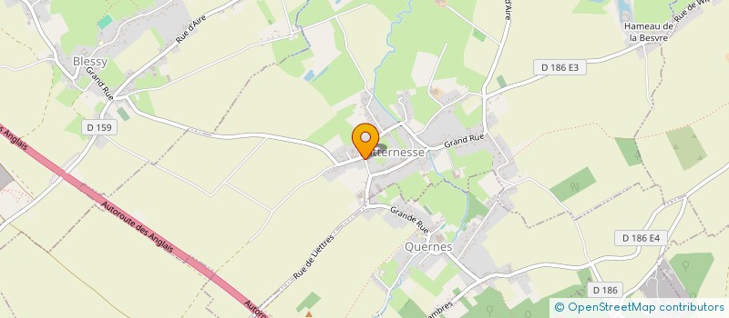 localisation de l'entreprise MONSIEUR ERIC HUYGHE  WITTERNESSE