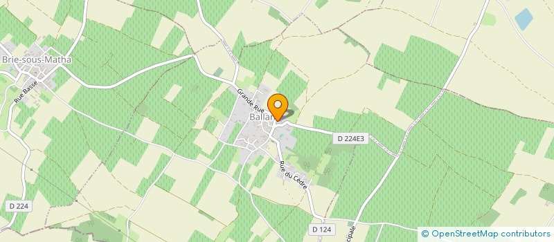 localisation de l'entreprise MONSIEUR ERIC IDIER  BALLANS