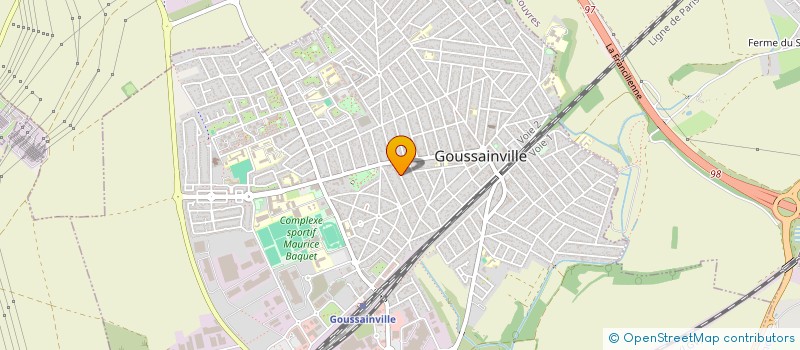 localisation de l'entreprise MONSIEUR ERIC ILDEVERT LOUFOUA  GOUSSAINVILLE