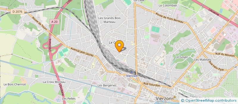 localisation de l'entreprise MONSIEUR ERIC IMBAULT  VIERZON