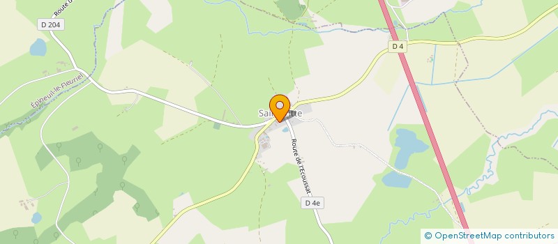 localisation de l'entreprise MONSIEUR ERIC IMBAULT  SAINT-VITTE