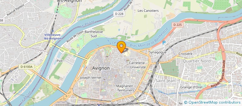 localisation de l'entreprise MONSIEUR ERIC IMBERTI  AVIGNON