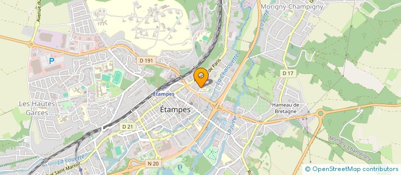 localisation de l'entreprise MONSIEUR ERIC IMBERY  ETAMPES