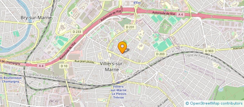 localisation de l'entreprise MONSIEUR ERIC ITOULE  VILLIERS-SUR-MARNE