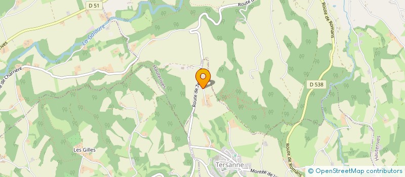 localisation de l'entreprise MONSIEUR ERIC IZERABLE  TERSANNE