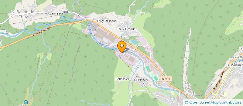 localisation de l'entreprise MONSIEUR ERIC JACOB  THONES