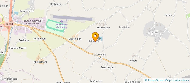 localisation de l'entreprise MONSIEUR ERIC JACOB  NOYAL-PONTIVY