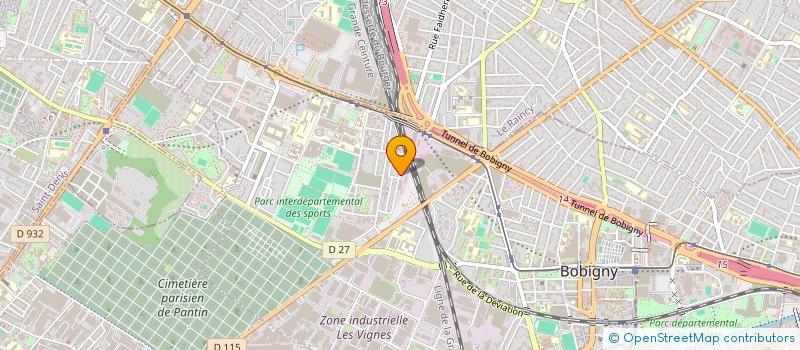 localisation de l'entreprise MONSIEUR ERIC JACOBSEN  BOBIGNY