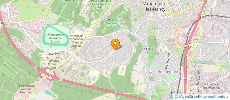 localisation de l'entreprise MONSIEUR ERIC JACQUEMIN  VANDUVRE-LES-NANCY