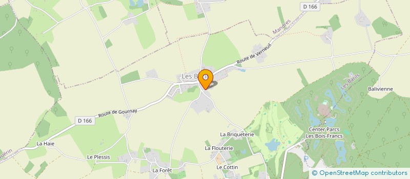 localisation de l'entreprise MONSIEUR ERIC JACQUEMIN  LES BARILS