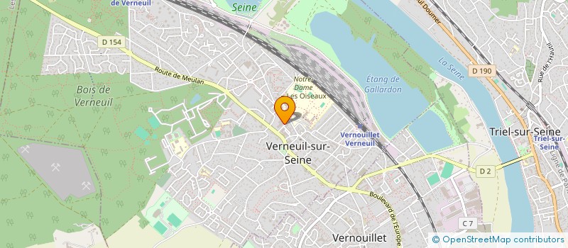 localisation de l'entreprise MONSIEUR ERIC JACQUES DOMONT  VERNEUIL-SUR-SEINE