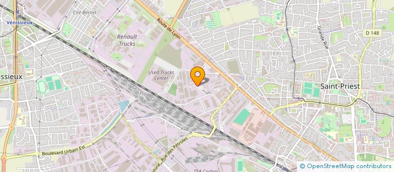 localisation de l'entreprise MONSIEUR ERIC JACQUET  ST PRIEST