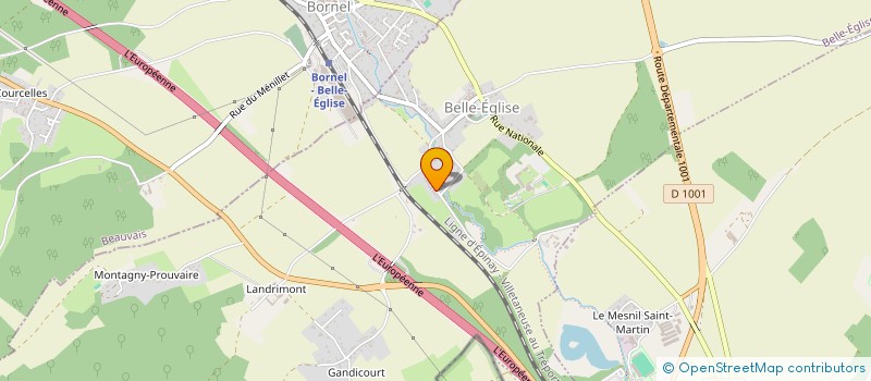 localisation de l'entreprise MONSIEUR ERIC JACQUET  BELLE-EGLISE