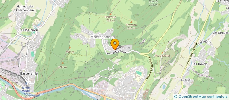 localisation de l'entreprise MONSIEUR ERIC JACQUOT  MONTCHABOUD