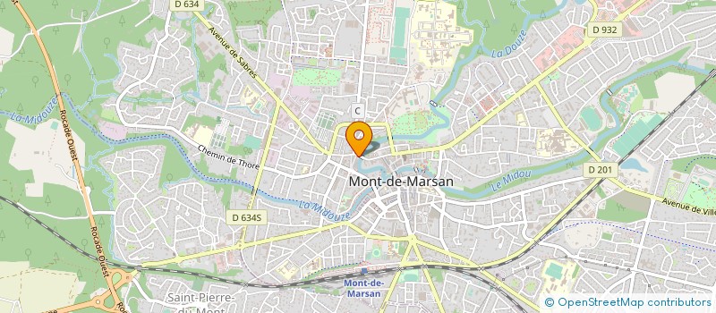 localisation de l'entreprise MONSIEUR ERIC JAEGLE à MONT-DE-MARSAN