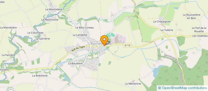 localisation de l'entreprise MONSIEUR ERIC JAGUENEAU  ROCHETREJOUX