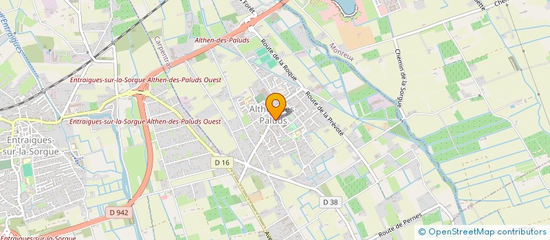 localisation de l'entreprise MONSIEUR ERIC JAHANDIER à ALTHEN-DES-PALUDS