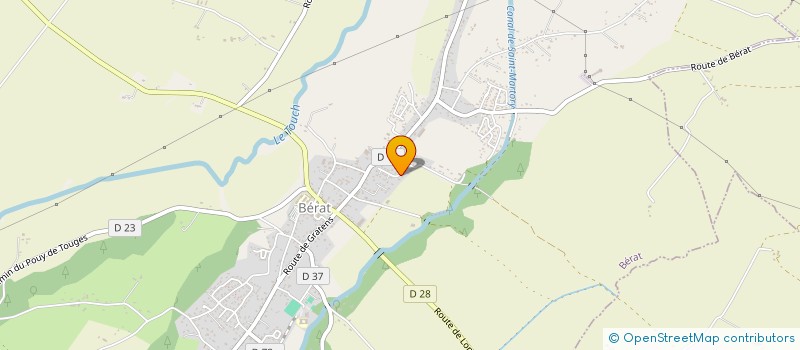 localisation de l'entreprise MONSIEUR ERIC JAMES  BERAT