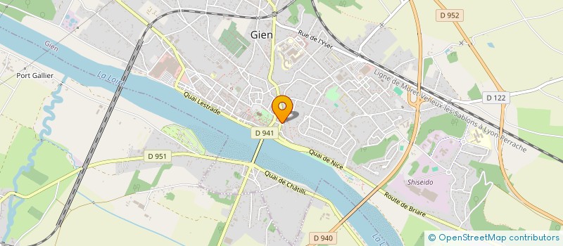 localisation de l'entreprise MONSIEUR ERIC JAMET  GIEN