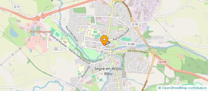 localisation de l'entreprise MONSIEUR ERIC JAMOIS  SEGRE-EN-ANJOU BLEU