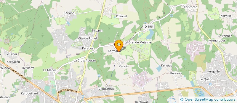 localisation de l'entreprise MONSIEUR ERIC JAN  CARNAC