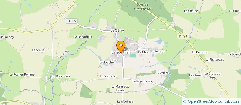 localisation de l'entreprise MONSIEUR ERIC JAN  LANDAVRAN