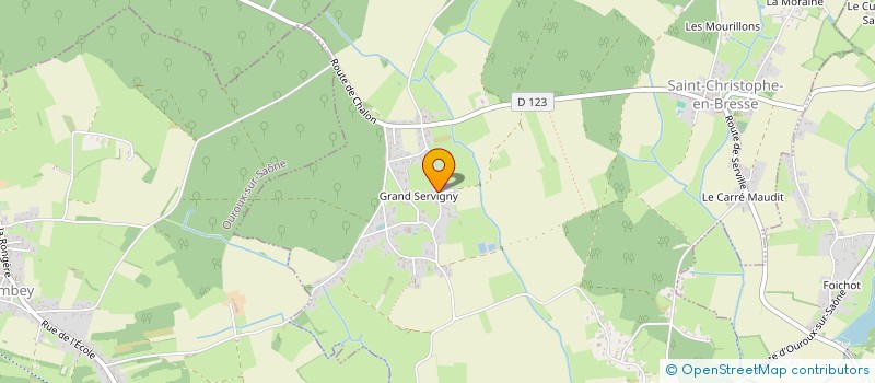 localisation de l'entreprise MONSIEUR ERIC JANNIN  SAINT-CHRISTOPHE-EN-BRESSE