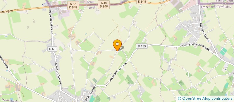 localisation de l'entreprise MONSIEUR ERIC JANSSENS  GODEWAERSVELDE