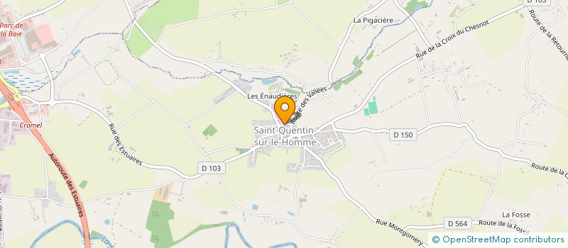 localisation de l'entreprise MONSIEUR ERIC JANVIER  SAINT-QUENTIN-SUR-LE-HOMME