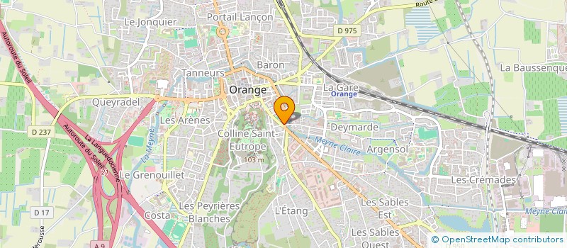 localisation de l'entreprise MONSIEUR ERIC JAOUL à ORANGE