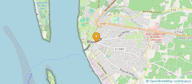 localisation de l'entreprise MONSIEUR ERIC JAPIOT à BLAYE