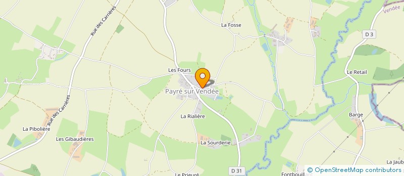 localisation de l'entreprise MONSIEUR ERIC JARDIN  FOUSSAIS-PAYRE