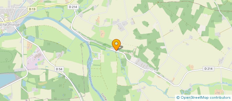 localisation de l'entreprise MONSIEUR ERIC JAROSSAY  LUCHE PRINGE