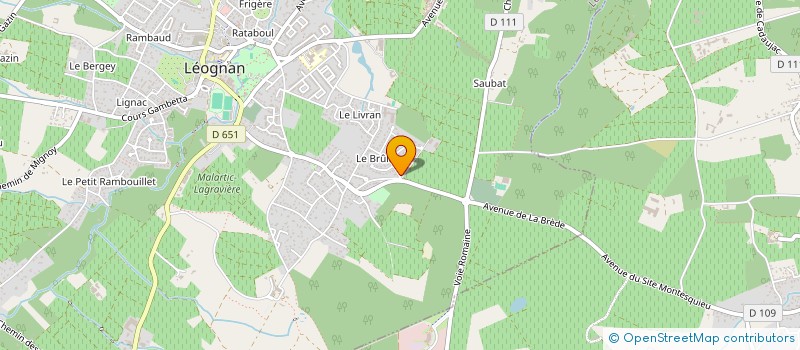 localisation de l'entreprise MONSIEUR ERIC JAY à LEOGNAN