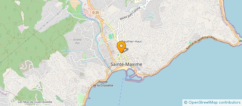 localisation de l'entreprise MONSIEUR ERIC JEAN à SAINTE-MAXIME