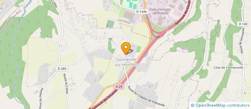 localisation de l'entreprise MONSIEUR ERIC JEAN  GONNEVILLE-SUR-HONFLEUR